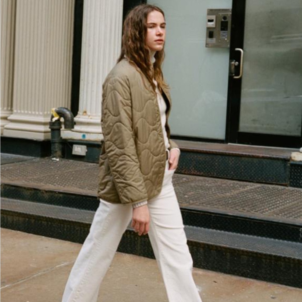 NILI LOTAN Carrin Quilted Shell Jacket in Small